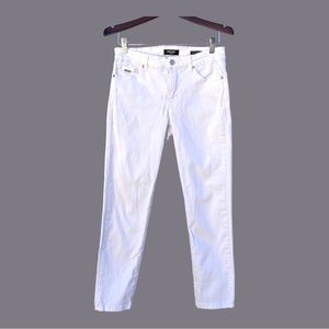NINE WEST Women's Gramercy Skinny Ankle Length Jean White Size 6